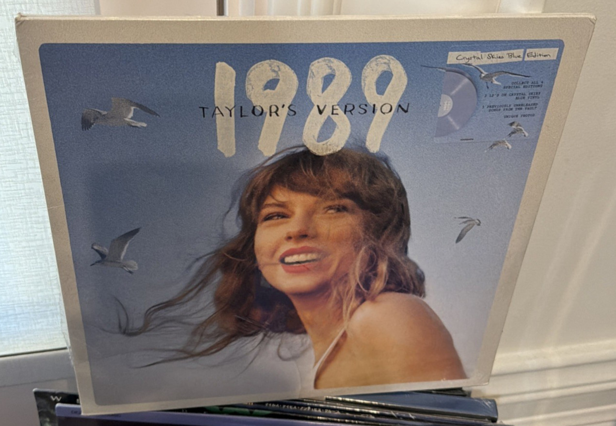 Taylor Swift 1989 Taylor's Version Crystal Skies Blue Edition Vinyl LP SEALED