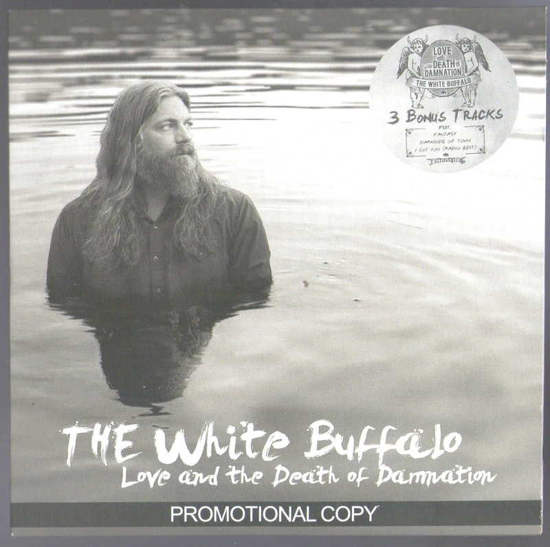 Cd Promo Album Anglais 14 Titres The White Buffalo Love &The Deat Of Dammation