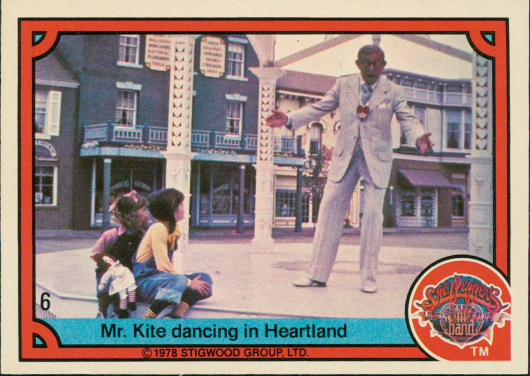 Mr. Kite Dancing - 1978 Donruss Sgt. Pepper's Lonely Hearts Club Band #6