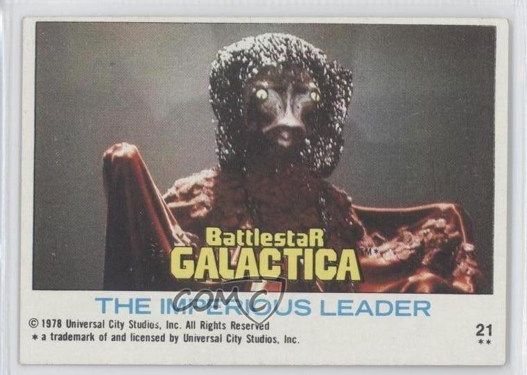 1978 Topps Battlestar Galactica The Imperious Leader #21 1g9