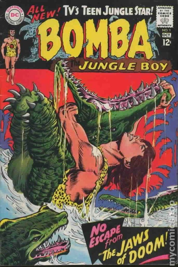 Bomba il ragazzo della giungla #1 VG+ 4.5 1967 immagine stock