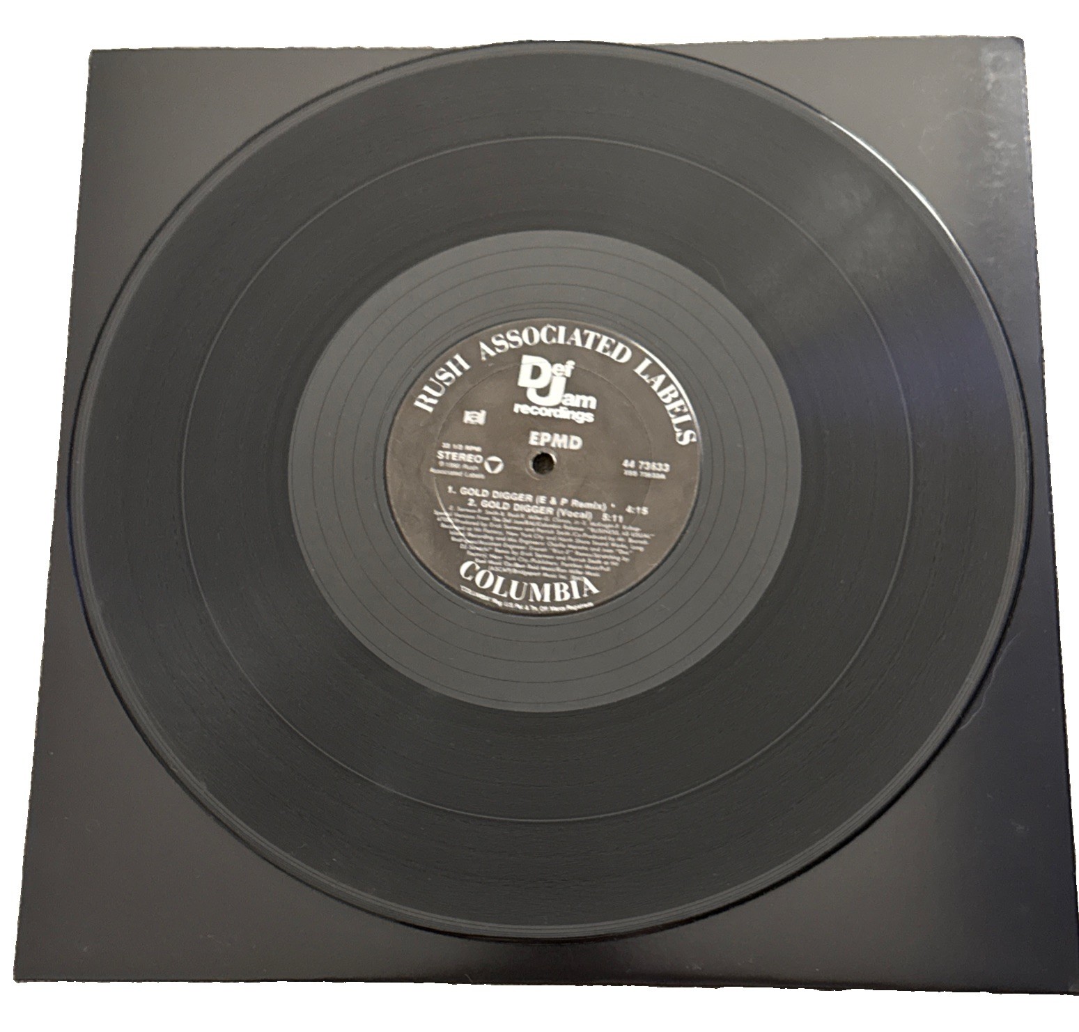 EPMD Rap Is Outta Control Gold Digger 12” Vinyl 1990 Def Jam 44 73633 Hip Hop