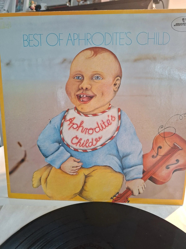 vintage vinyl lp: best of aphrodite’s child 1971  gema, de-pressung, rarität!