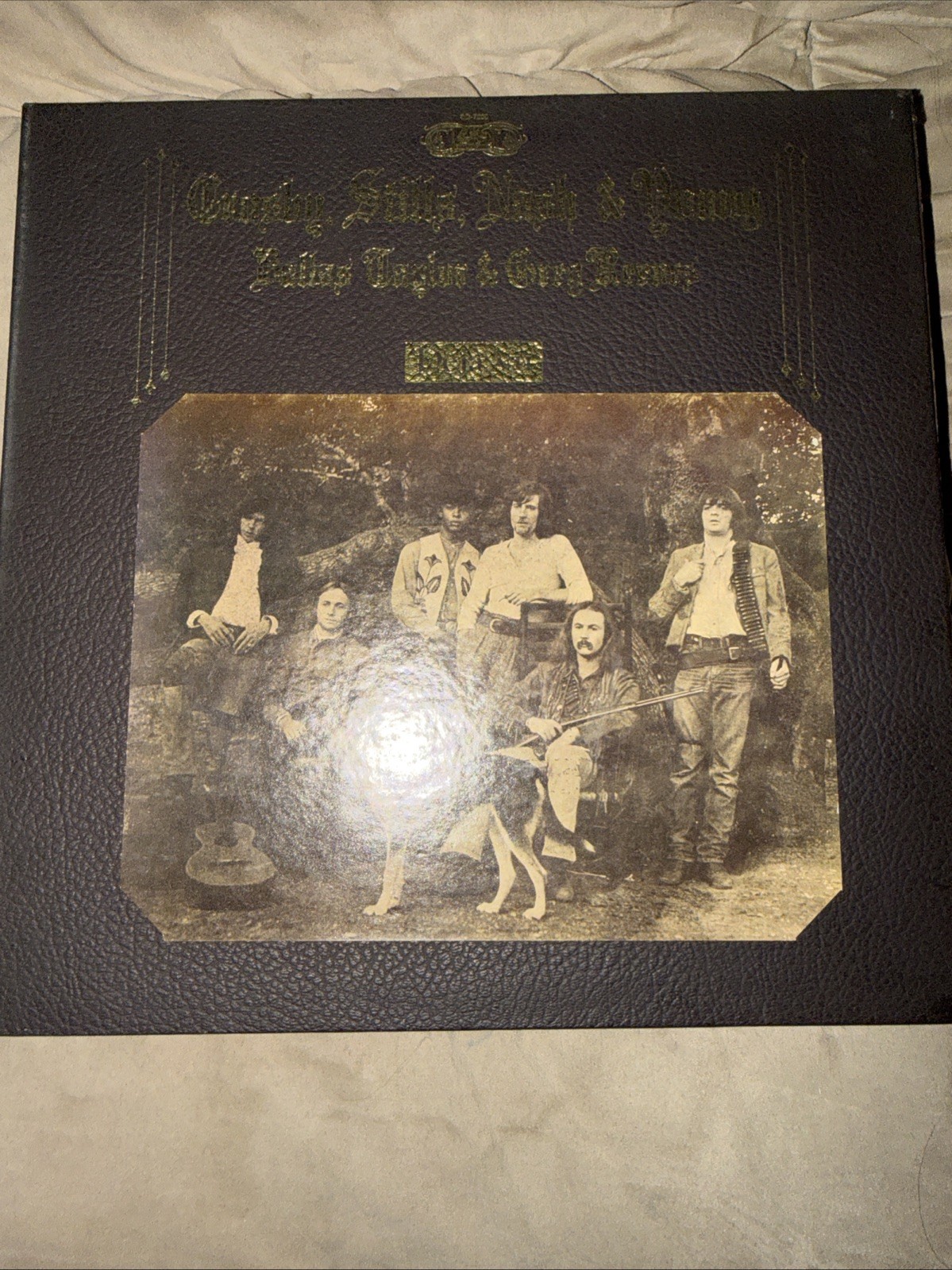 CROSBY STILLS  NASH & YOUNG LP DEJA VU TEXTURED 1970 ATLANTIC SD-7200