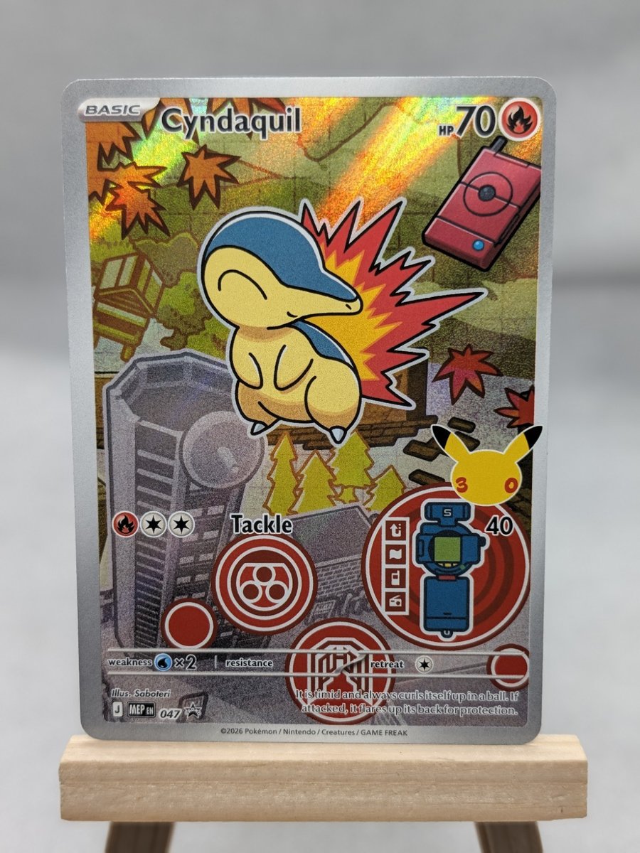 Cyndaquil 047 Me: Mega Evolution Promo Holo