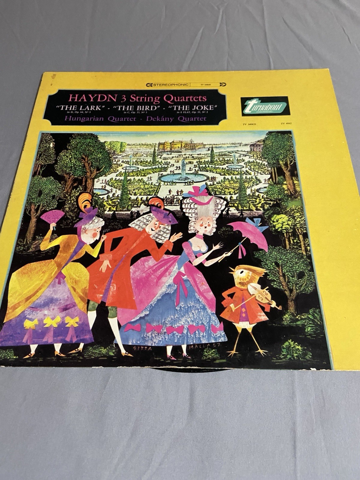 HAYDN 3 String Quartets HUNGARIAN / DEKANY Quartets ~ Vinyl LP