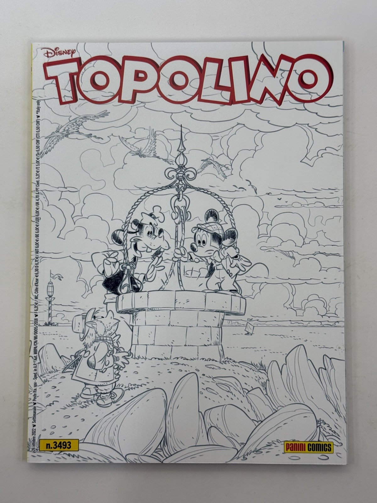 TOPOLINO - N. 3493 VARIANT - Silvio Camboni - Lucca Comics 2022 - ESAURITO!