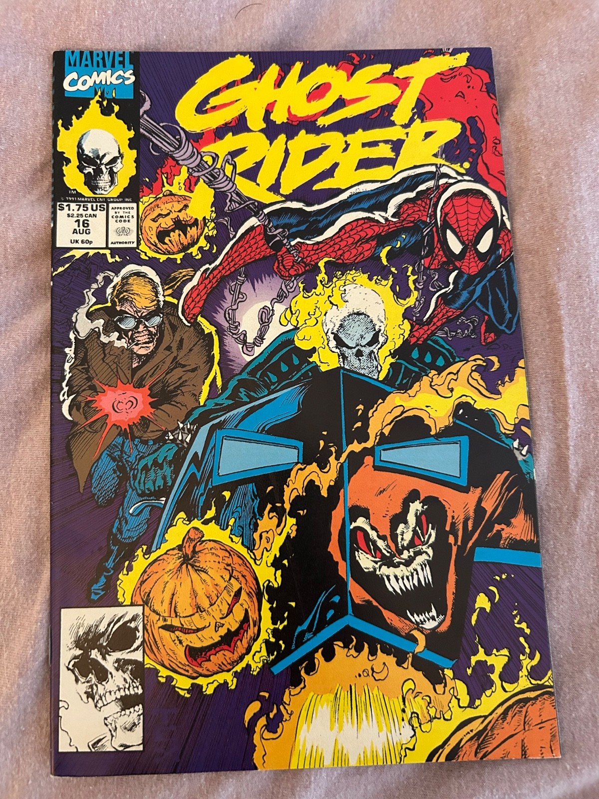 Ghost Rider #16 1991 Marvel Spider-Man Hobgoblin Johnny Blaze Mark Texeira