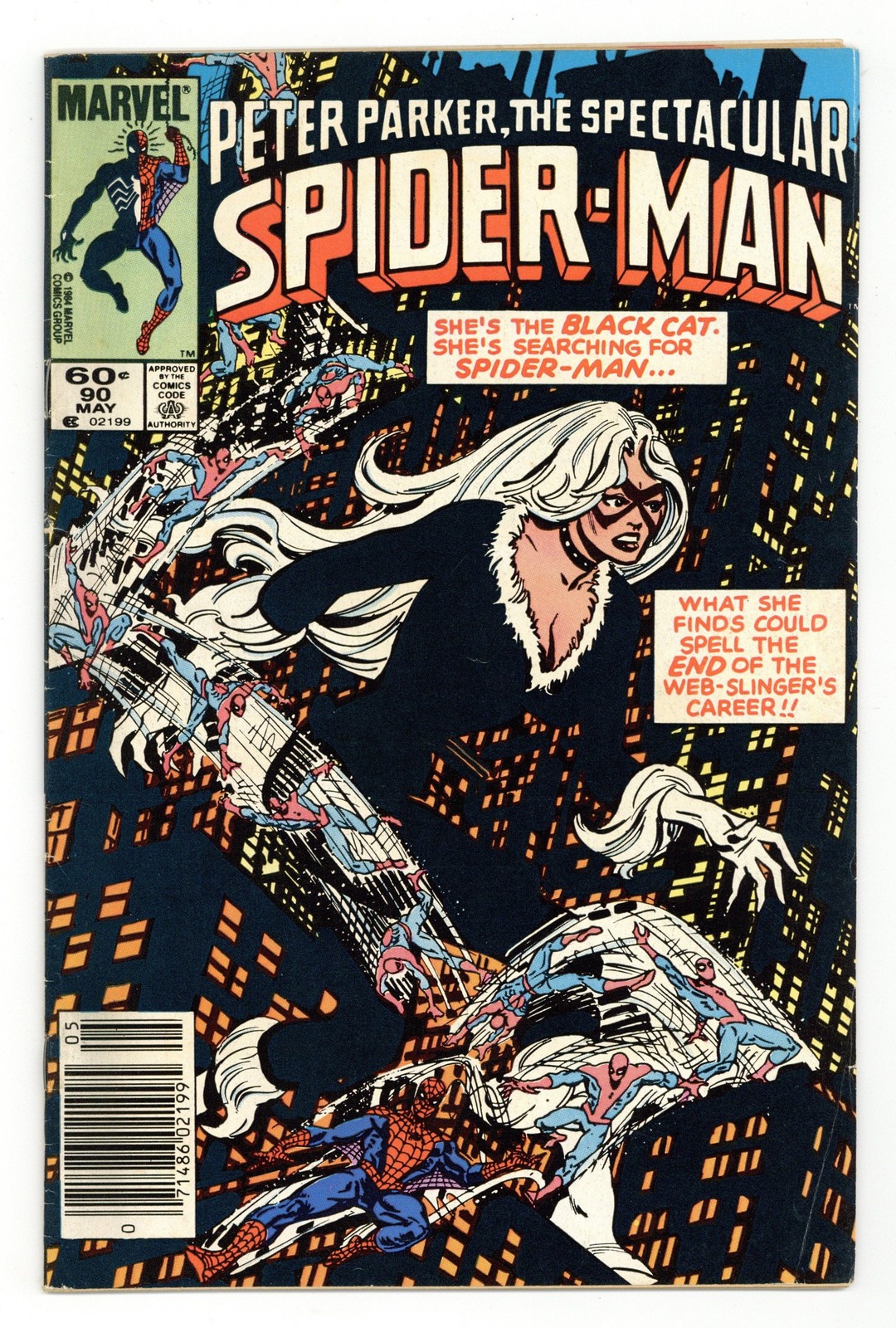 Spettacolare Spider-Man Peter Parker #90N VG+ 4.5 1984