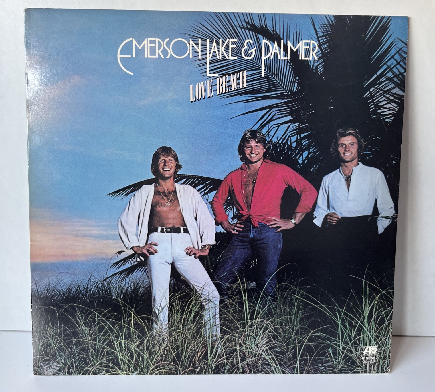 Emerson Lake & Palmer Love Beach  12” Vinyl LP A1/B1 Pressing Vgc Prog Rock