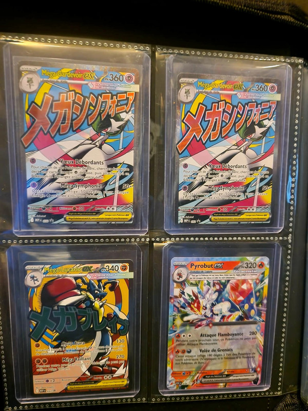 lot de carte EX  héros transcendant