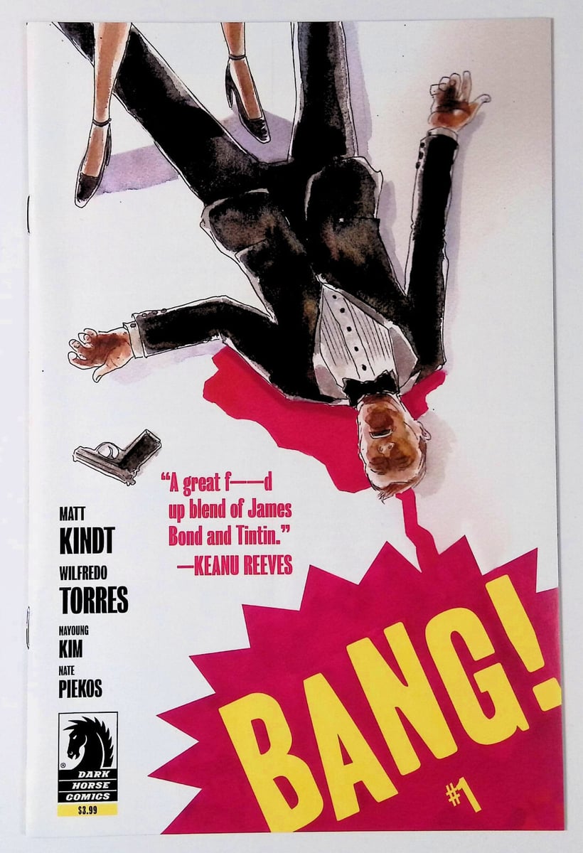 Bang! 1 Copertina variante Kindt opaca Spy Thriller Dark Horse fumetti opzionale
