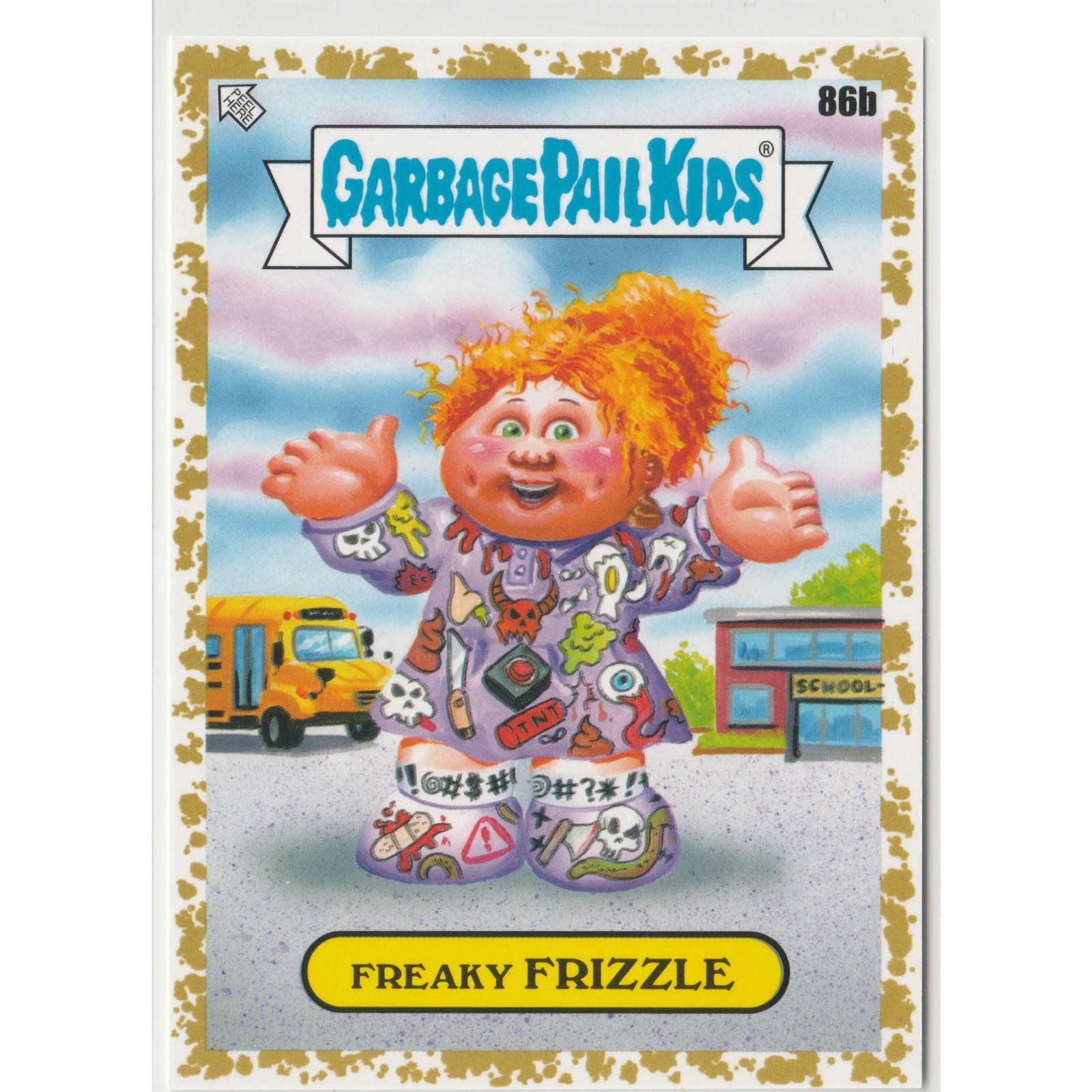 Magic School Bus Freaky Frizzle #86b Oro 38/50 Secchio Spazzatura Bambini GPK 2022 SP