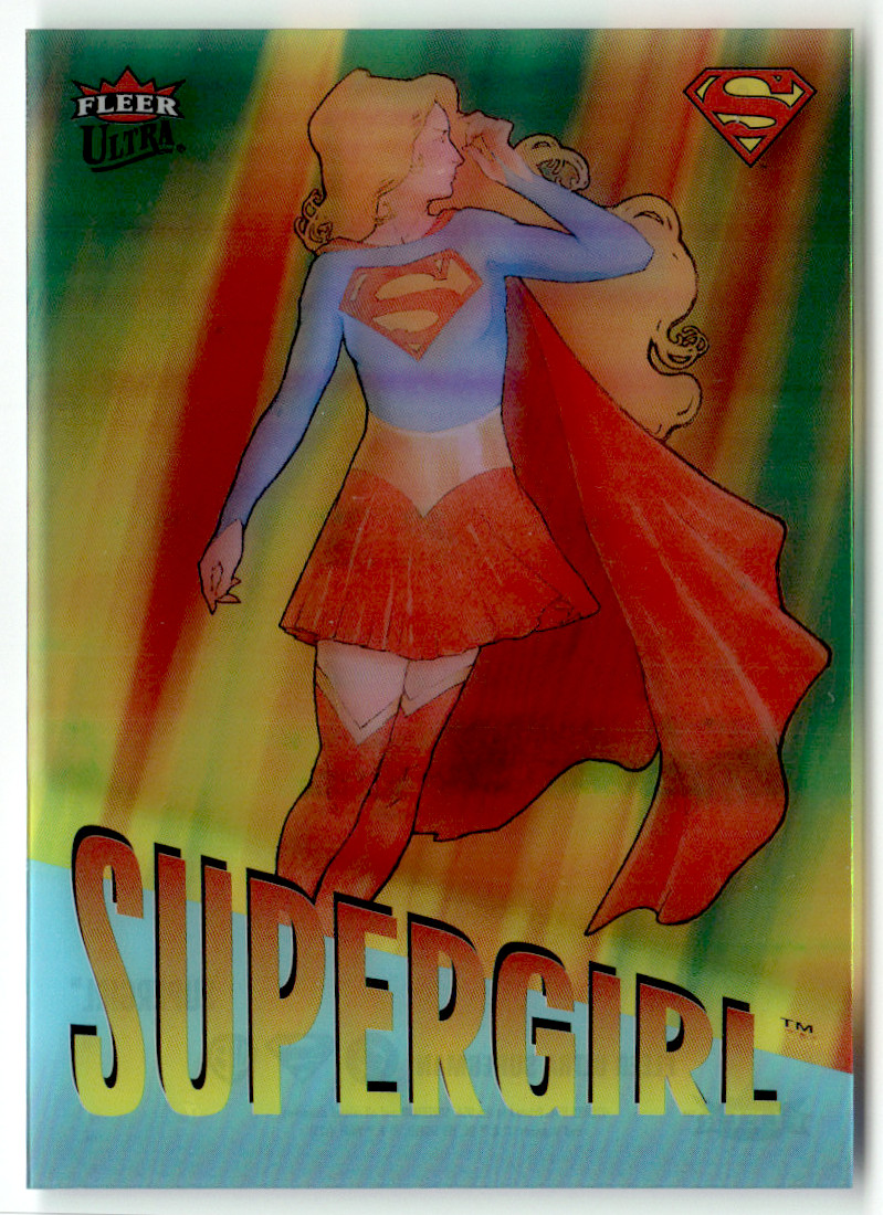 Fleer Ultra Superman 2025 No. R-38 Supergirl Retro Acetate Base