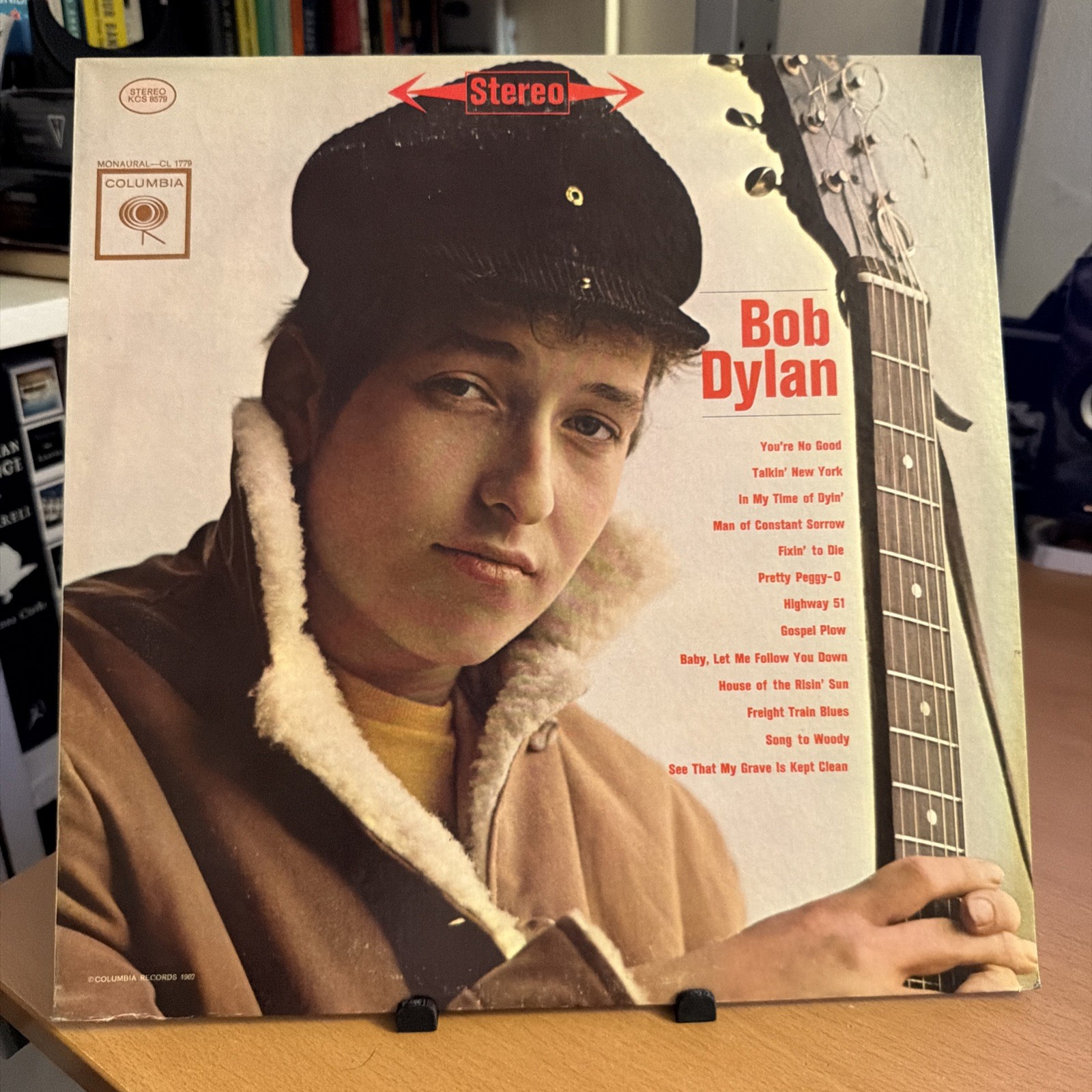 Bob Dylan Bob Dylan 12" 33 RPM Vinyl LP 1962 Columbia KCS 8579 Stereo 6 Eye