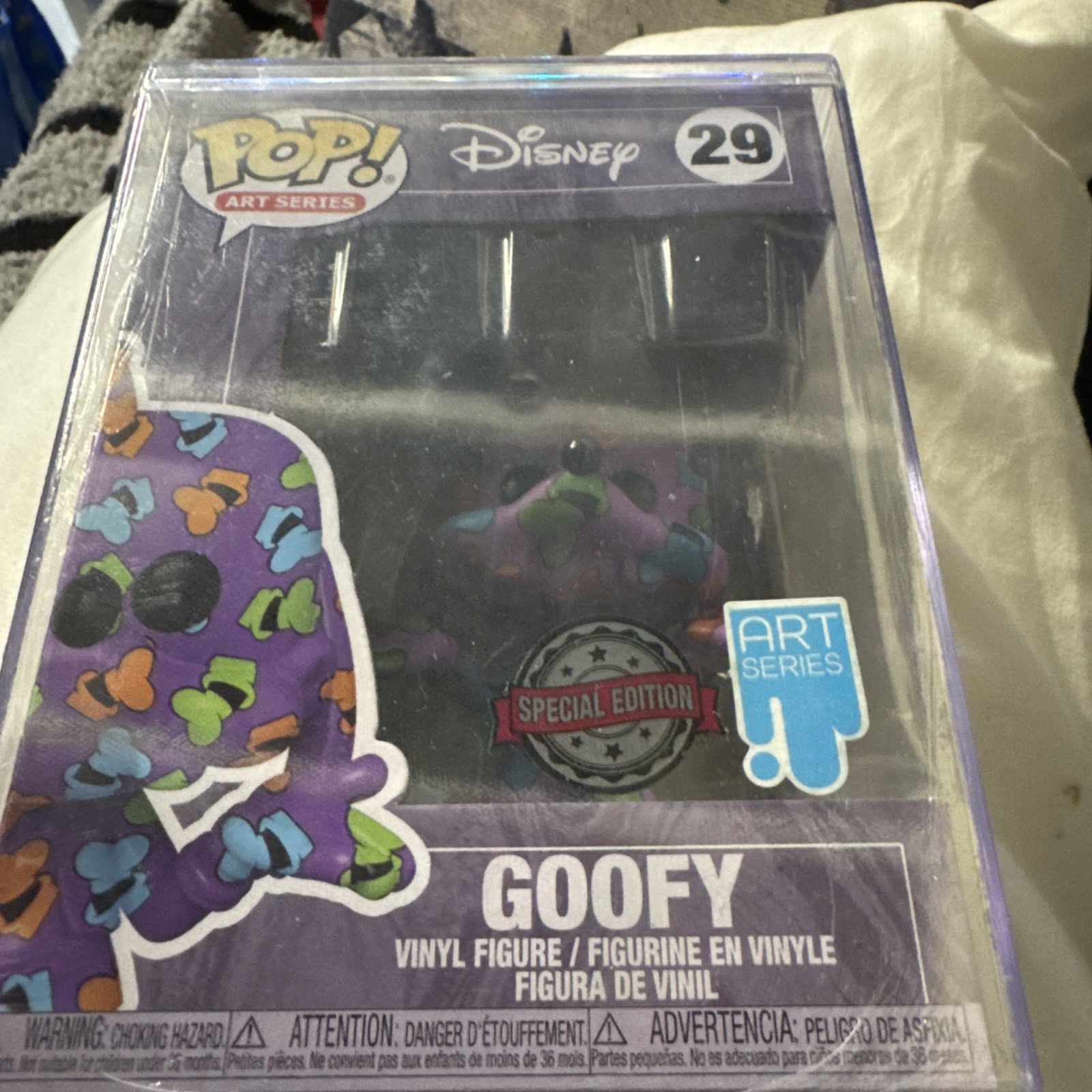 Funko pop goofy number 29 in new sealed hard packaging.