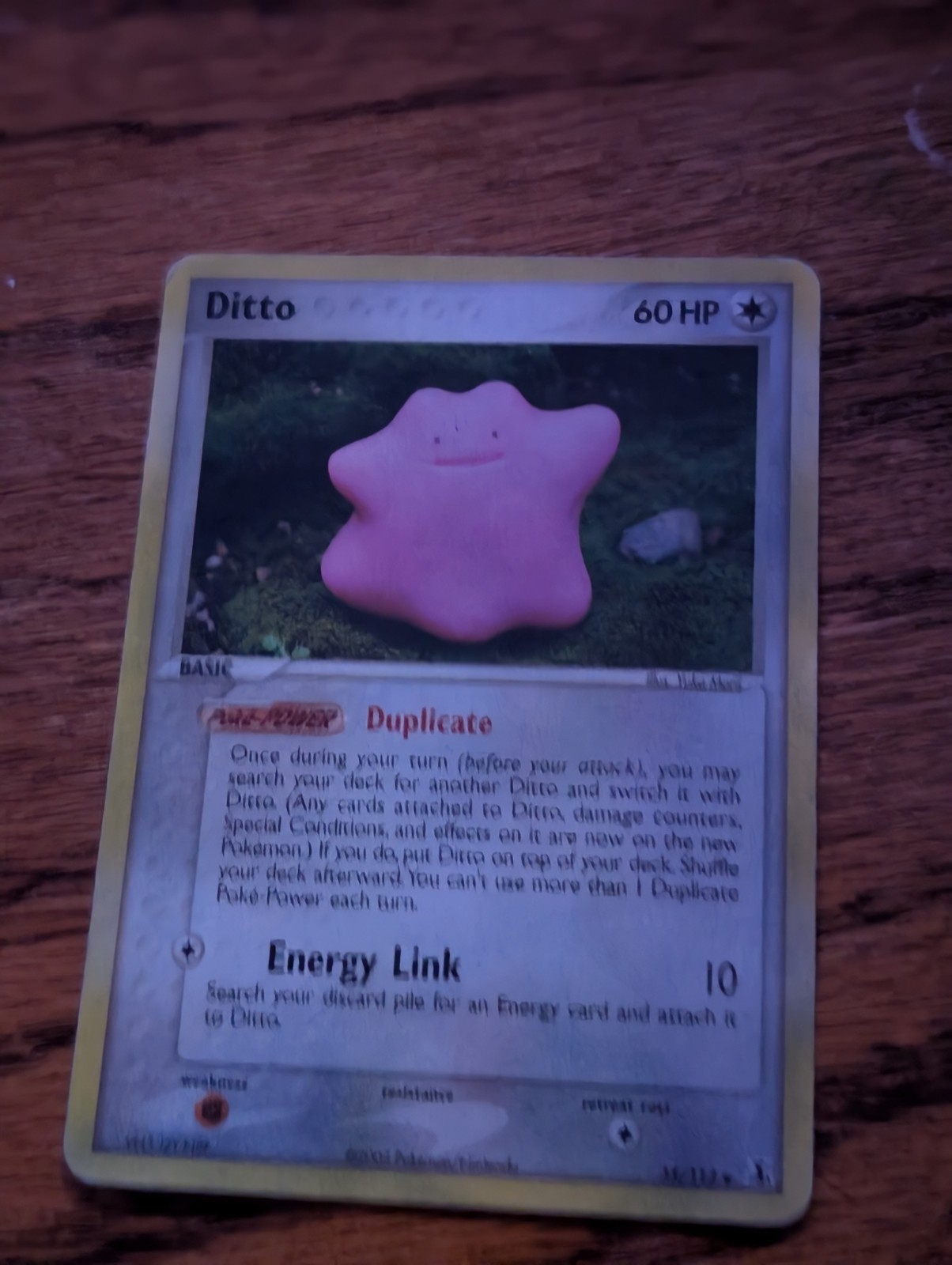 Pokémon TCG Ditto EX Delta Species Holo Raro 35/113 Base Inglese 60 HP