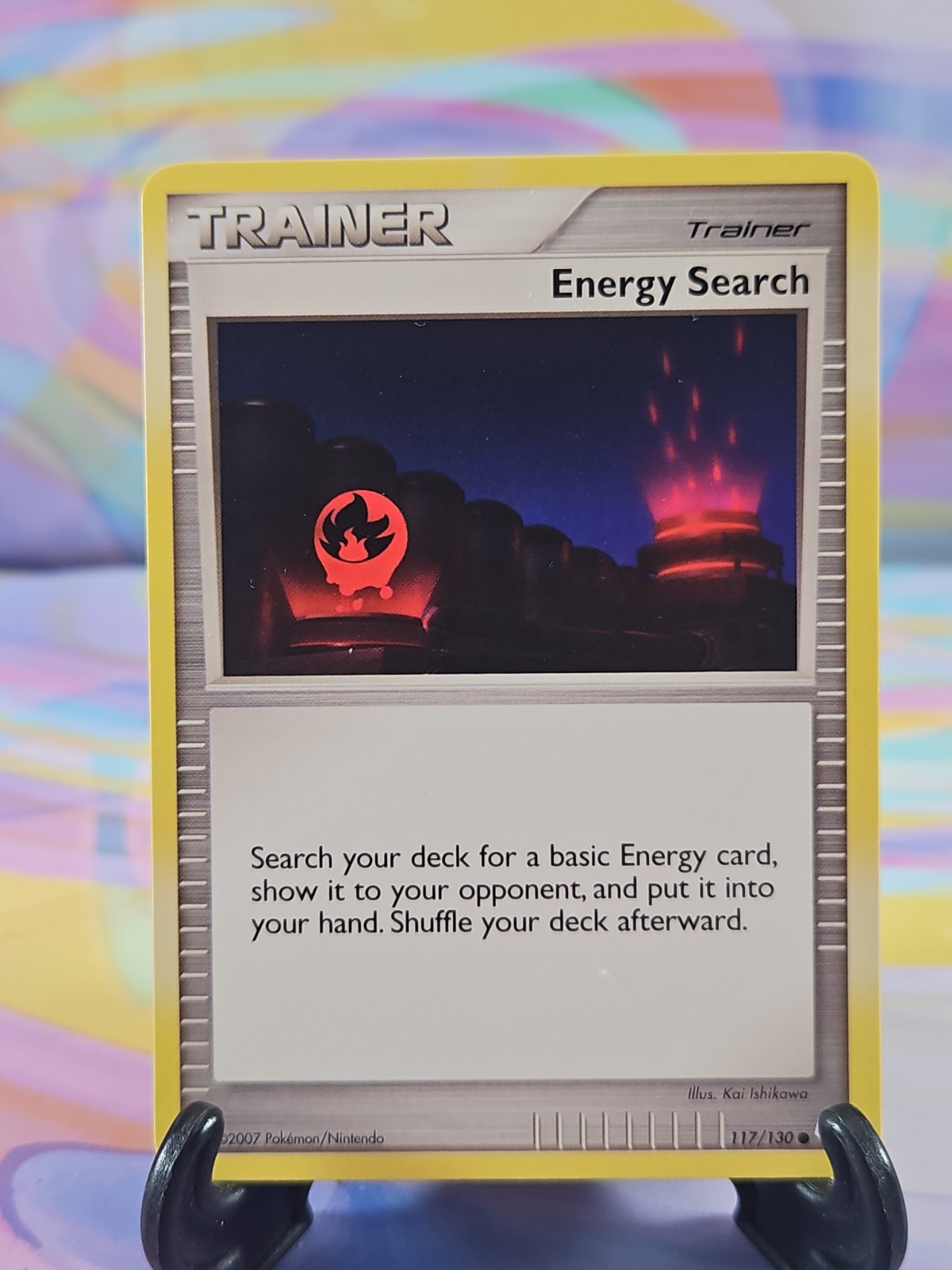 Carta Pokemon TCG Diamante e Perla | Ricerca Energia 117/130 Comune