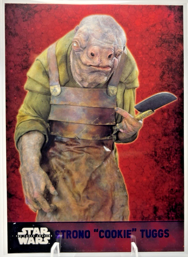 2015 Topps Star Wars Il Risveglio della Forza Strono "Cookie" Tuggs #44 Viola