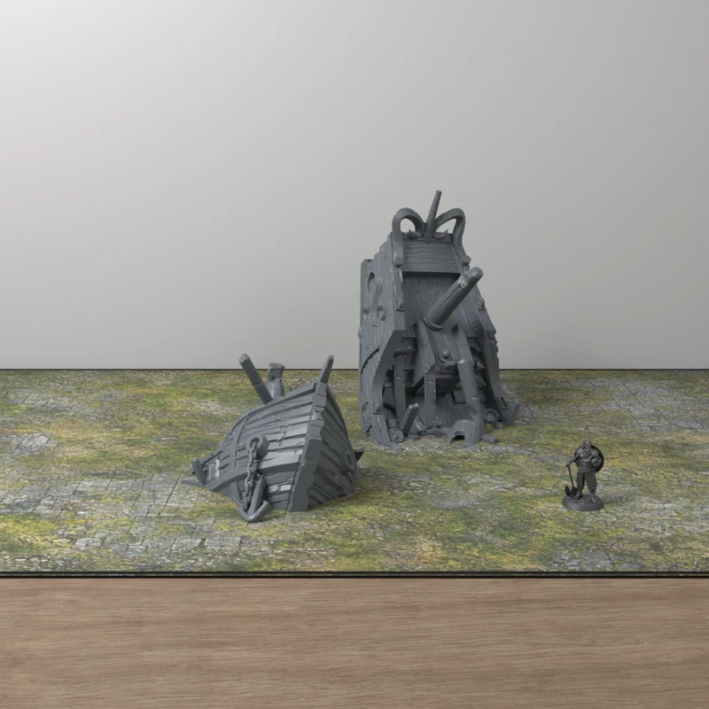Ship D - Wargame Scenery 32mm