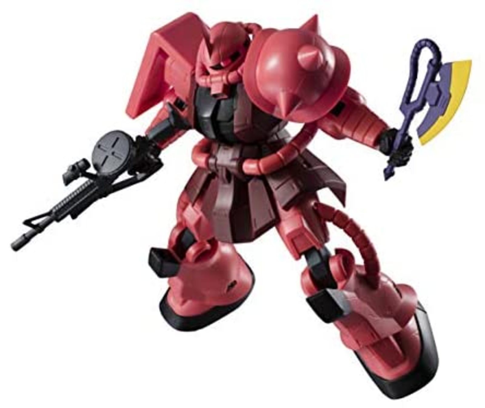 BANDAI GUNDAM UNIVERSE MS-06S CHAR'S ZAKU II 150mm modello in plastica F/S con tracciamento#
