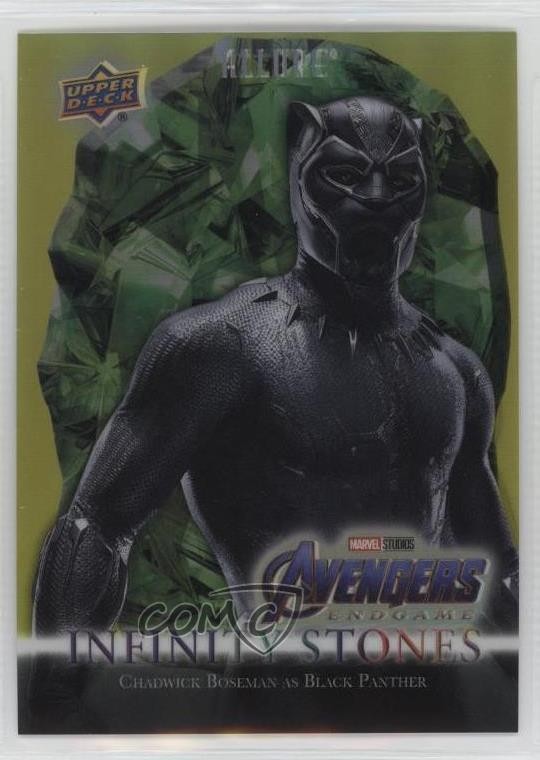 2022 Marvel Allure Gold Time Stone 62/99 Chadwick Boseman come Pantera Nera 0e3