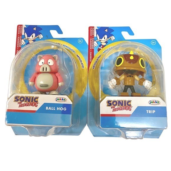 Personaggi BALL HOG & TRIP Sonic The Hedgehog Jakks Pacific 2,5"