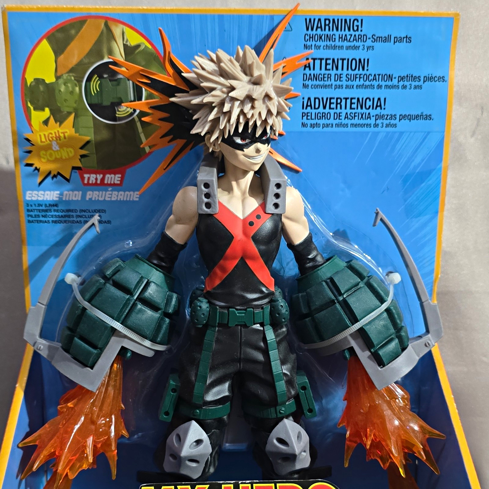 McFarlane Toys Katsuki Bakugo 12 in Figura Illuminazione e Suono