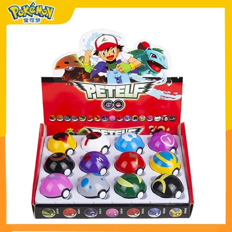 Set 12 pezzi palline Pokeball giocattoli per bambini figure Pikachu bambini regali Regno Unito consegna gratuita