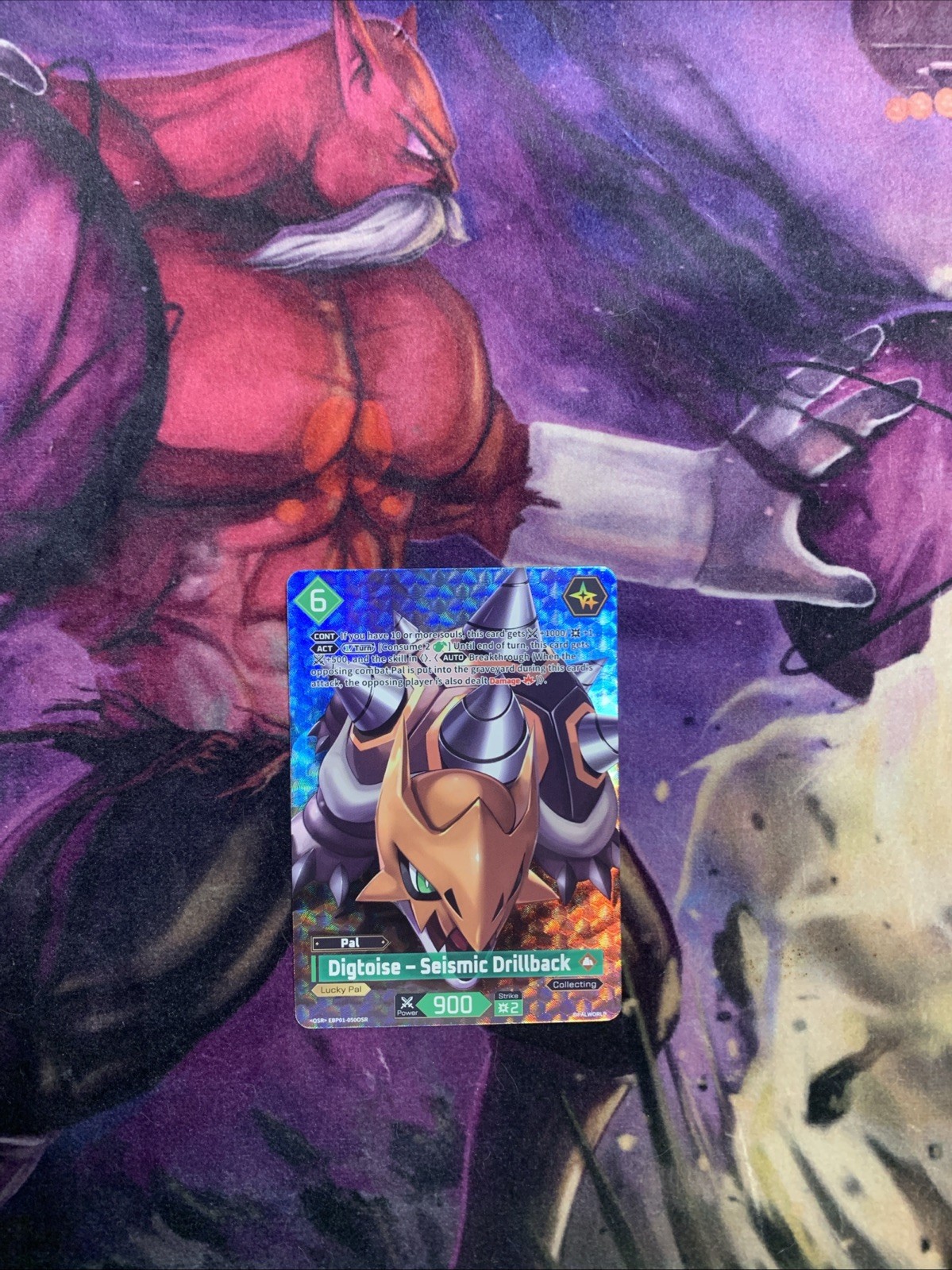 Scheda TCG Digtoise Sismic Drillback EBP01-050 OSR Dawn of Palpagos Palworld