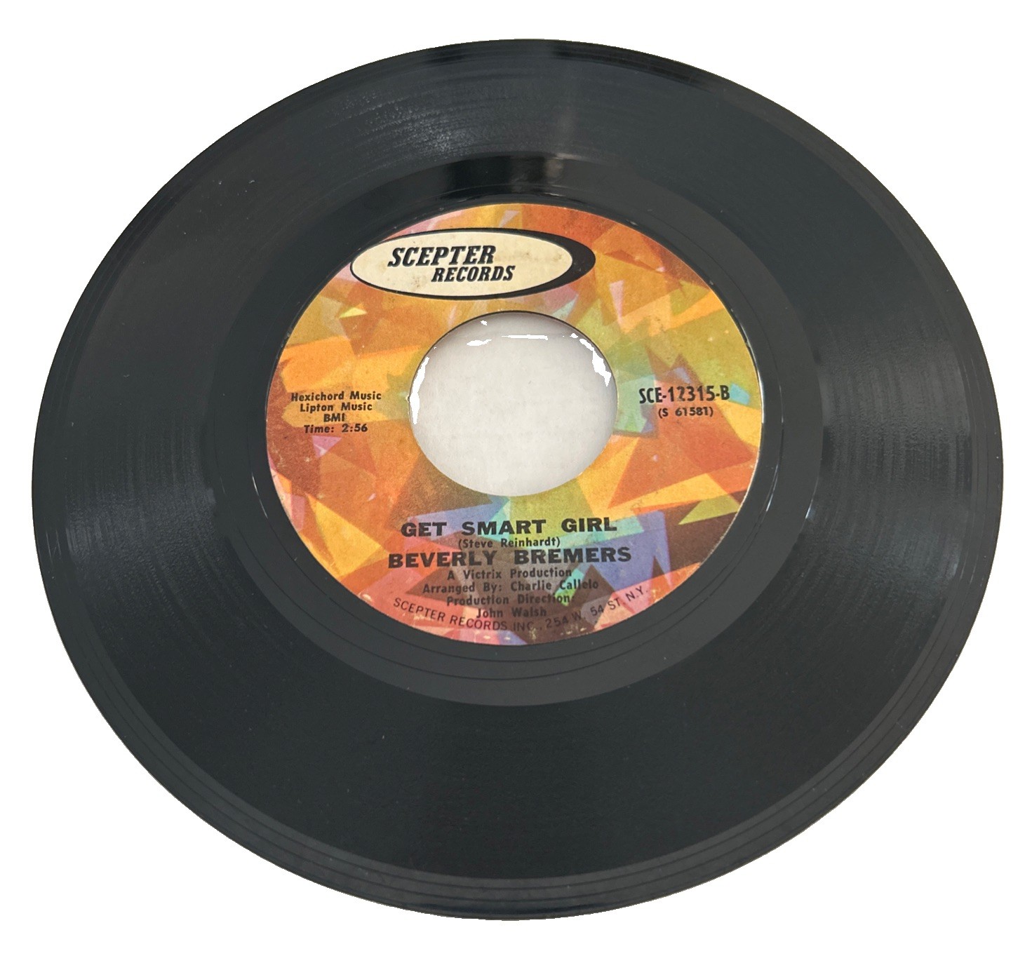 Beverly Bremers - Get Smart Girl/Don'T Say You Don'T Remember 45 RPM (box29)