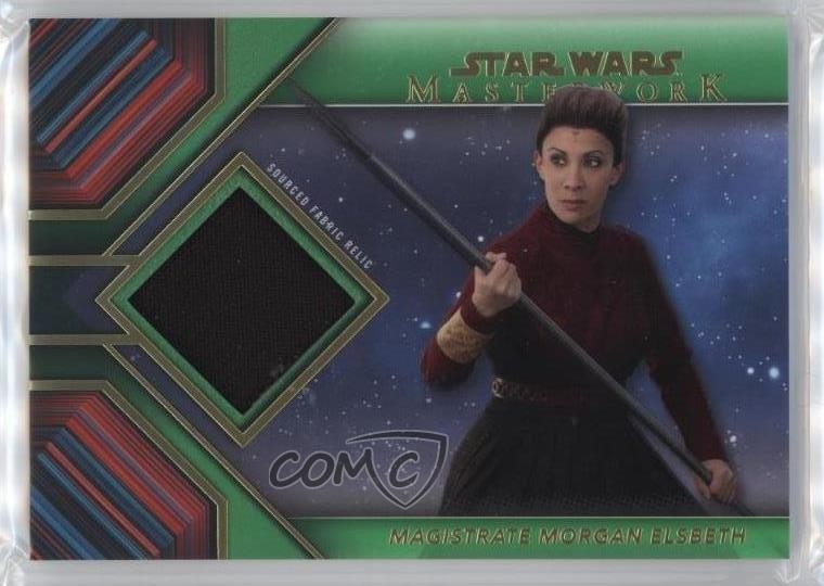 2022 Topps Star Wars capolavoro verde 27/99 magistrato Morgan Elsbeth 1cc7