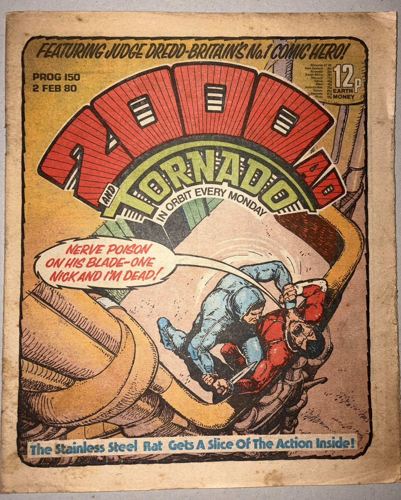 2000ad Prog 150 1st Appearance of Judge Anderson Key Issue Judge Dredd 2/2/80