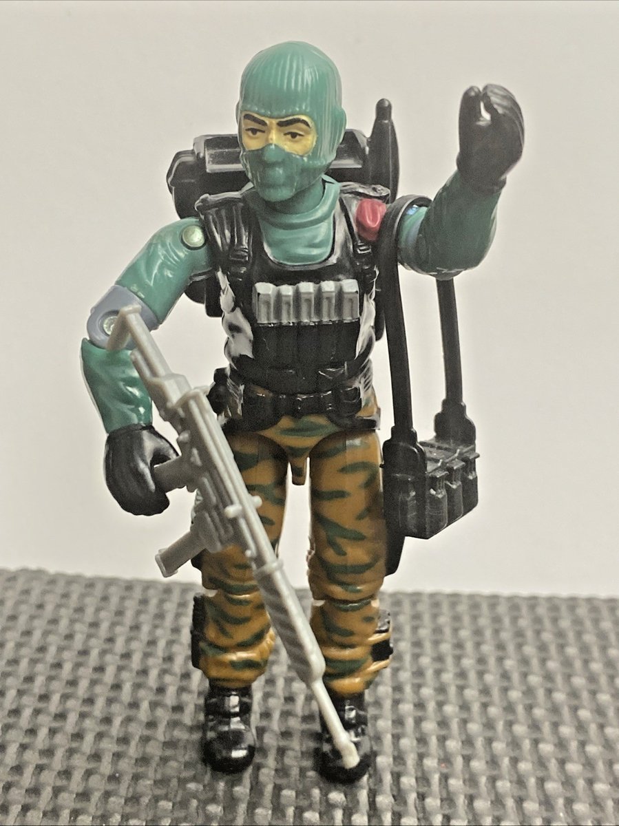 Testa di spiaggia Hasbro GI Joe V1 1986 vintage 100% completa - stretta e come nuova - ottime condizioni+/nm