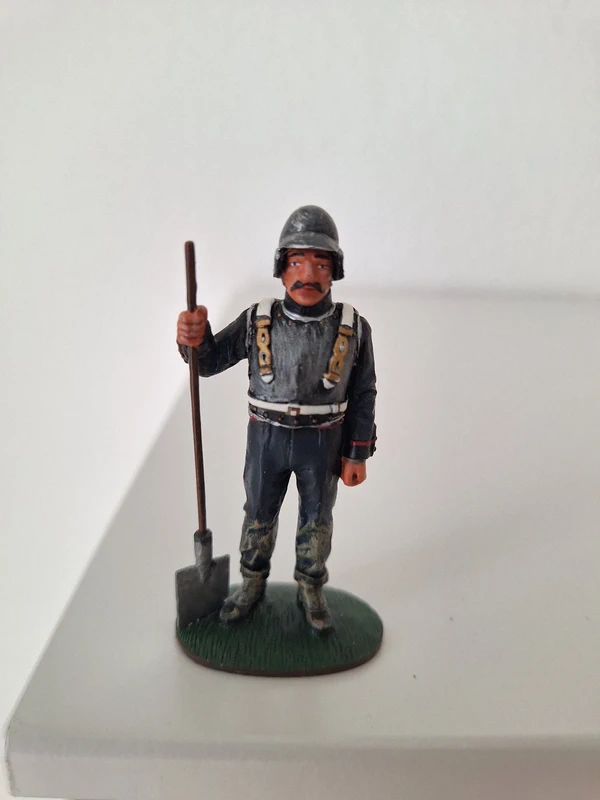 Sammelfigur Aufstellfigur Zinnfigur Figur del Prado Ingenieur artillerie France