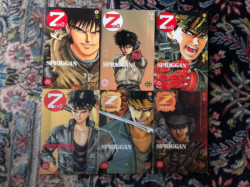 Zero - Speciale Spriggan 1-6 - Takashige - Minagawa - Granata Press - Completa