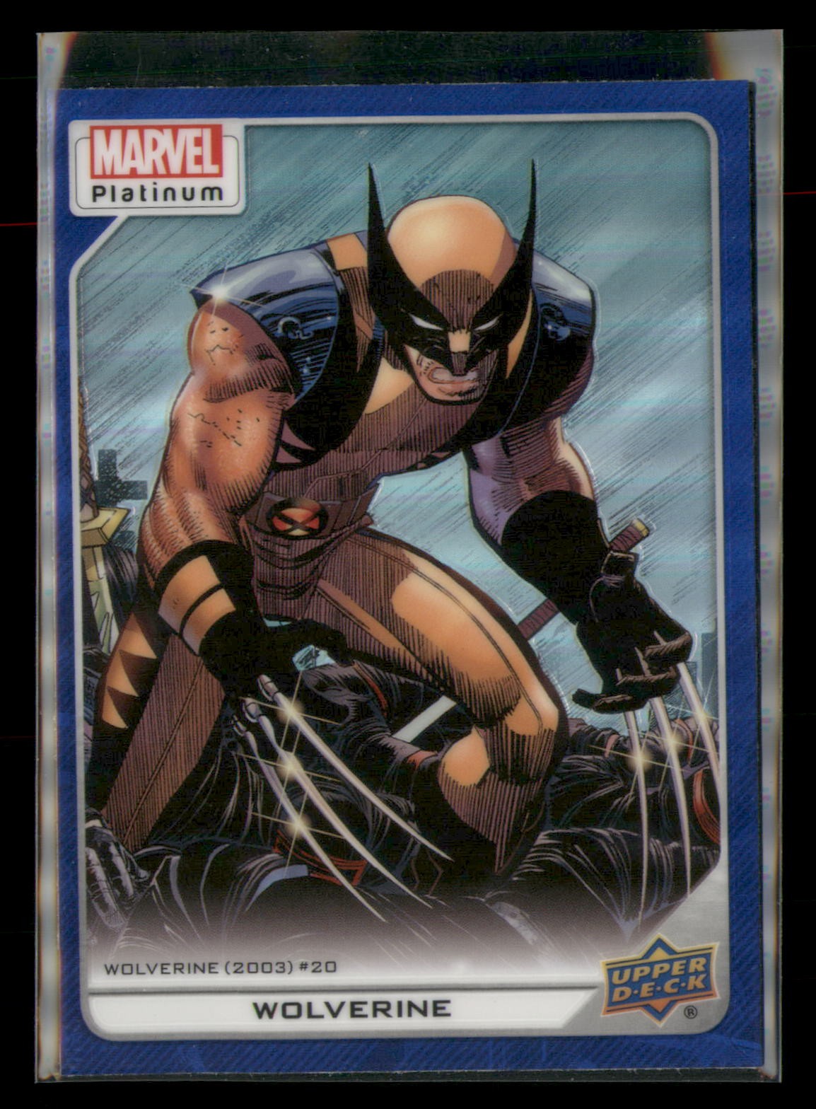 2023 Upper Deck Marvel Platinum #182 Wolverine Blu Arcobaleno