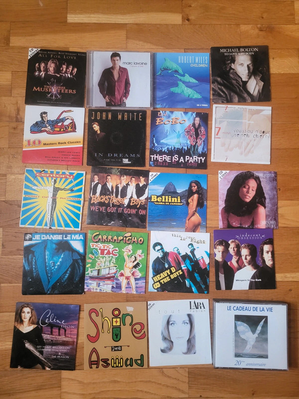 Lot 10 CD ou 50 centimes le cd