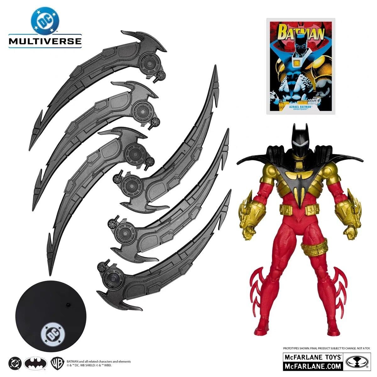 Modellino articolato McFarlane 7 pollici Azrael Batman da collezione