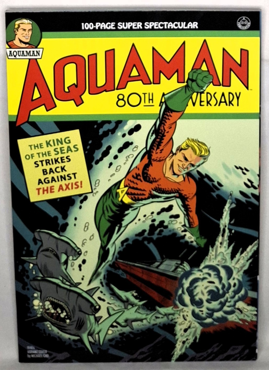 AQUAMAN 80th Anniversary Super Spectacular #1 | Copertina variante Michael Cho anni '40