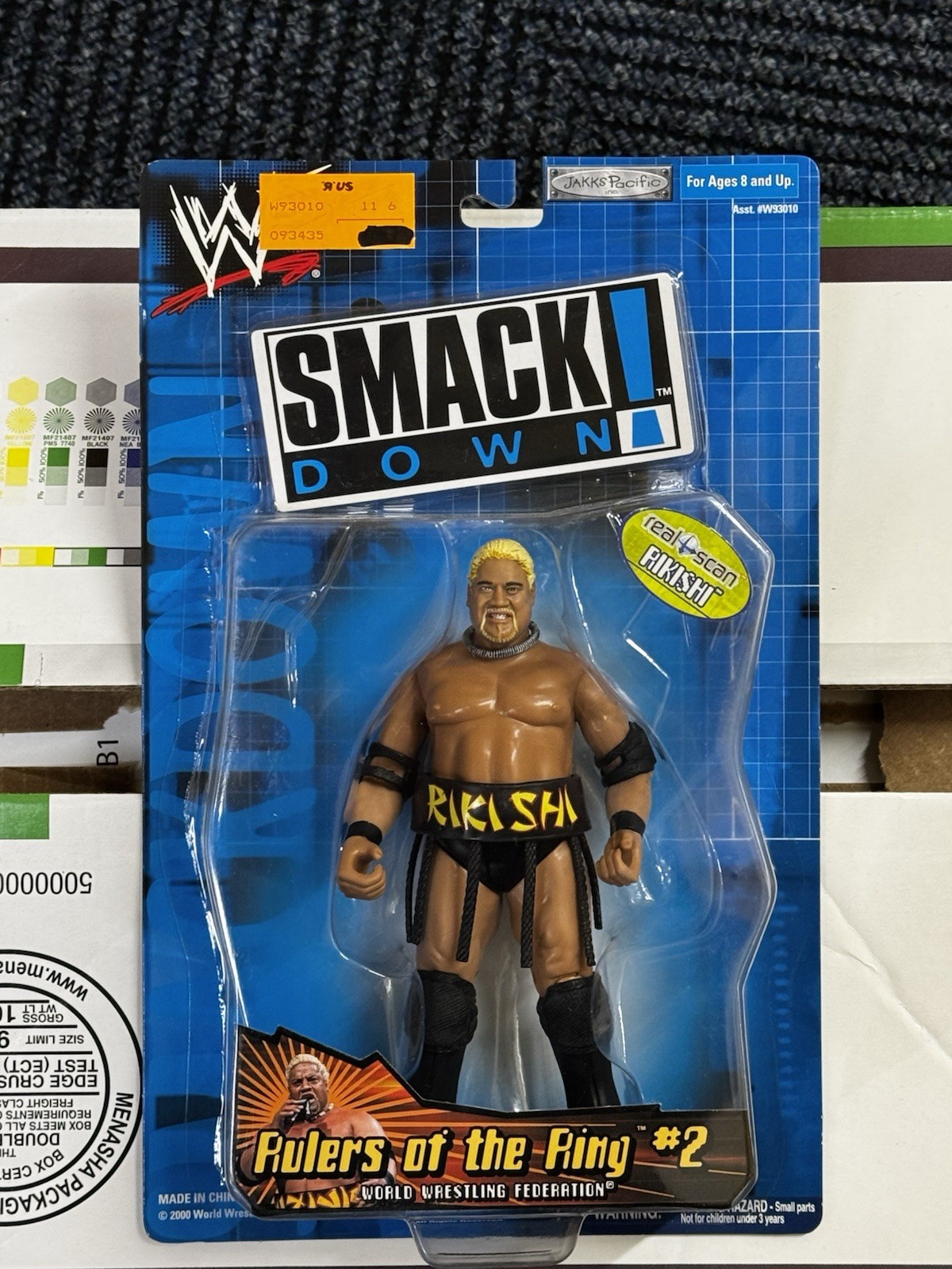 Jakks Pacific (2000) WWF Smack Down Rikishi Rulers of the Ring #2 Action Figure