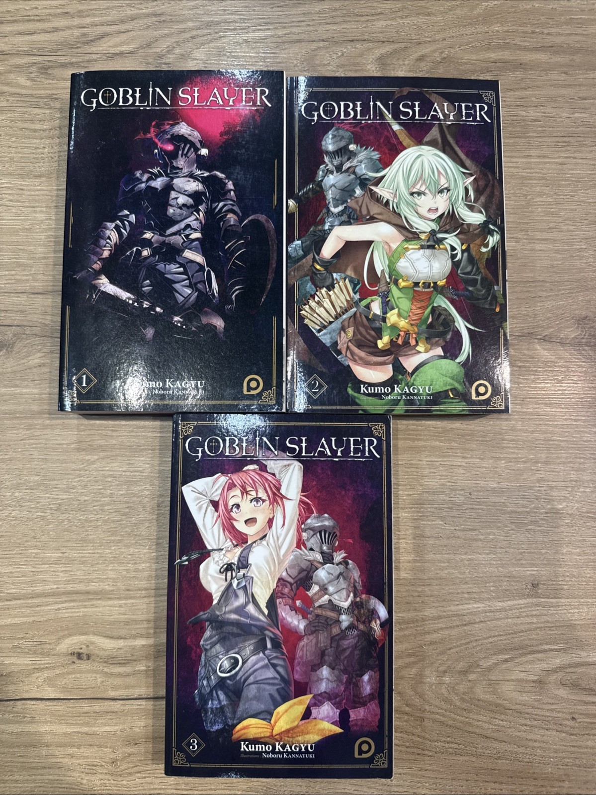 Goblin Slayer Lot 3 Tomes Roman