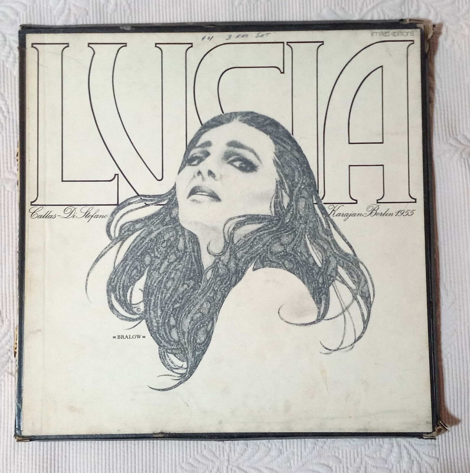 Callas, di Stefano, von Karajan PRIVATE RECORDING Donizetti Lucia Live Berlin 55