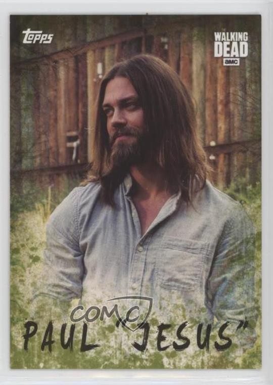 2017 Topps The Walking Dead Season 7 Characters Mold 5/25 Paul Jesus Rovia 0f8