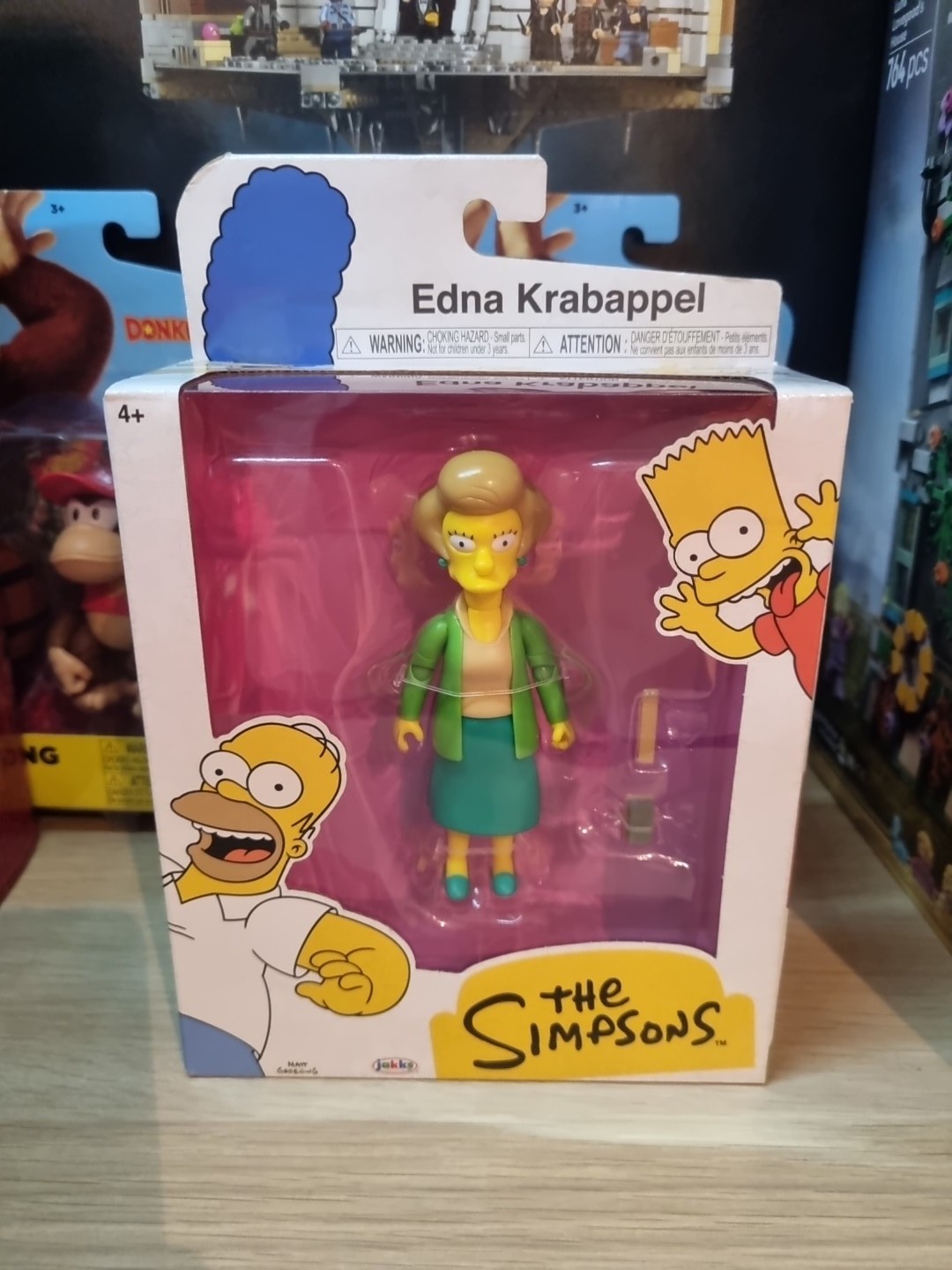 the simpsons maestra edna krabappel action figure homer serie tv matt groening B