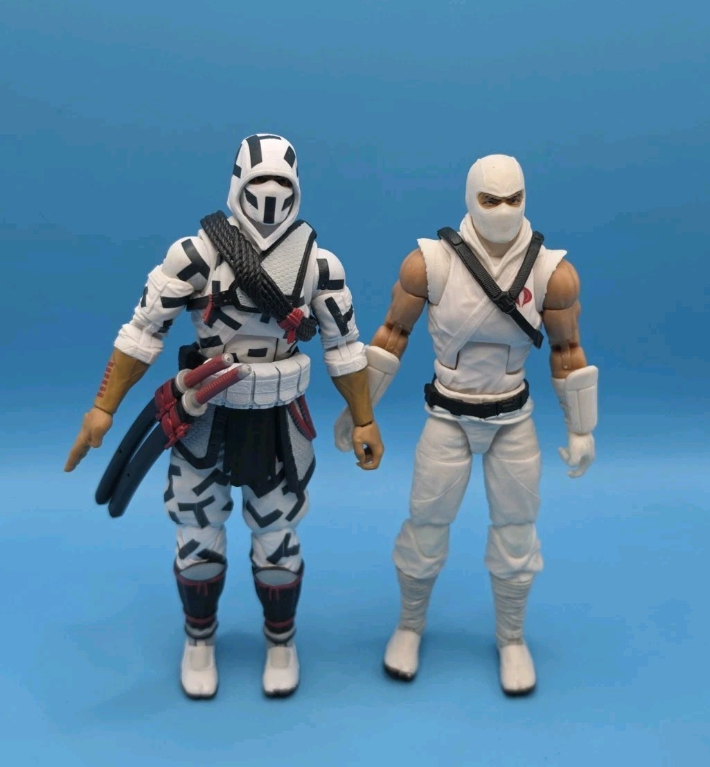 GI Joe Classified Storm Shadow v1 & V2 Lot Of 2 Figures Cobra Fast Shipping !!!