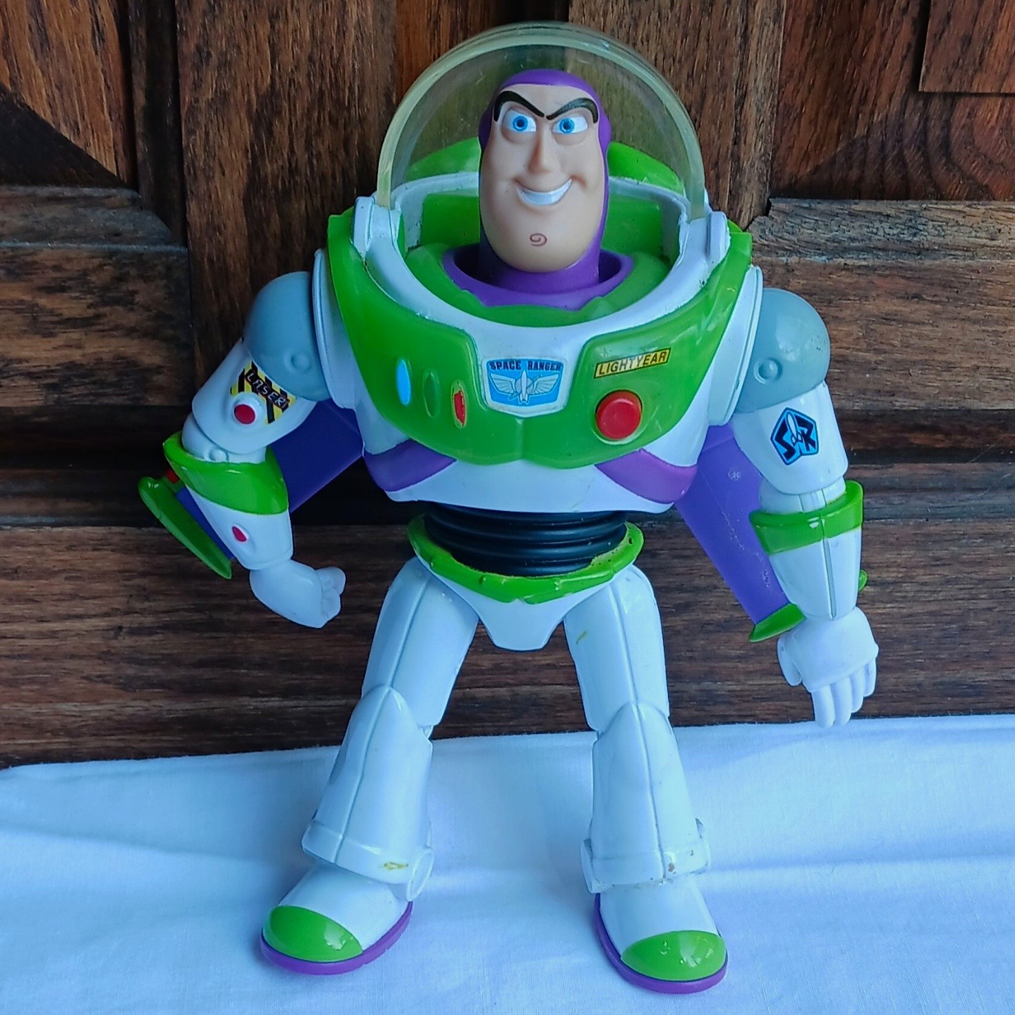Mattel Buzz Lightyear Toy Story Action Figure 2018 Plastic White/Green/Purple