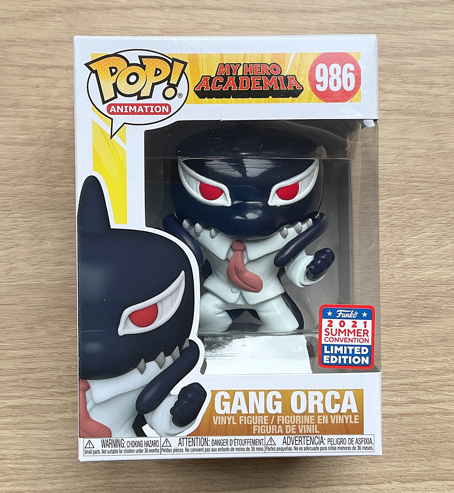 Funko Pop My Hero Academia Gang Orca Funkon #986 + Free Protector