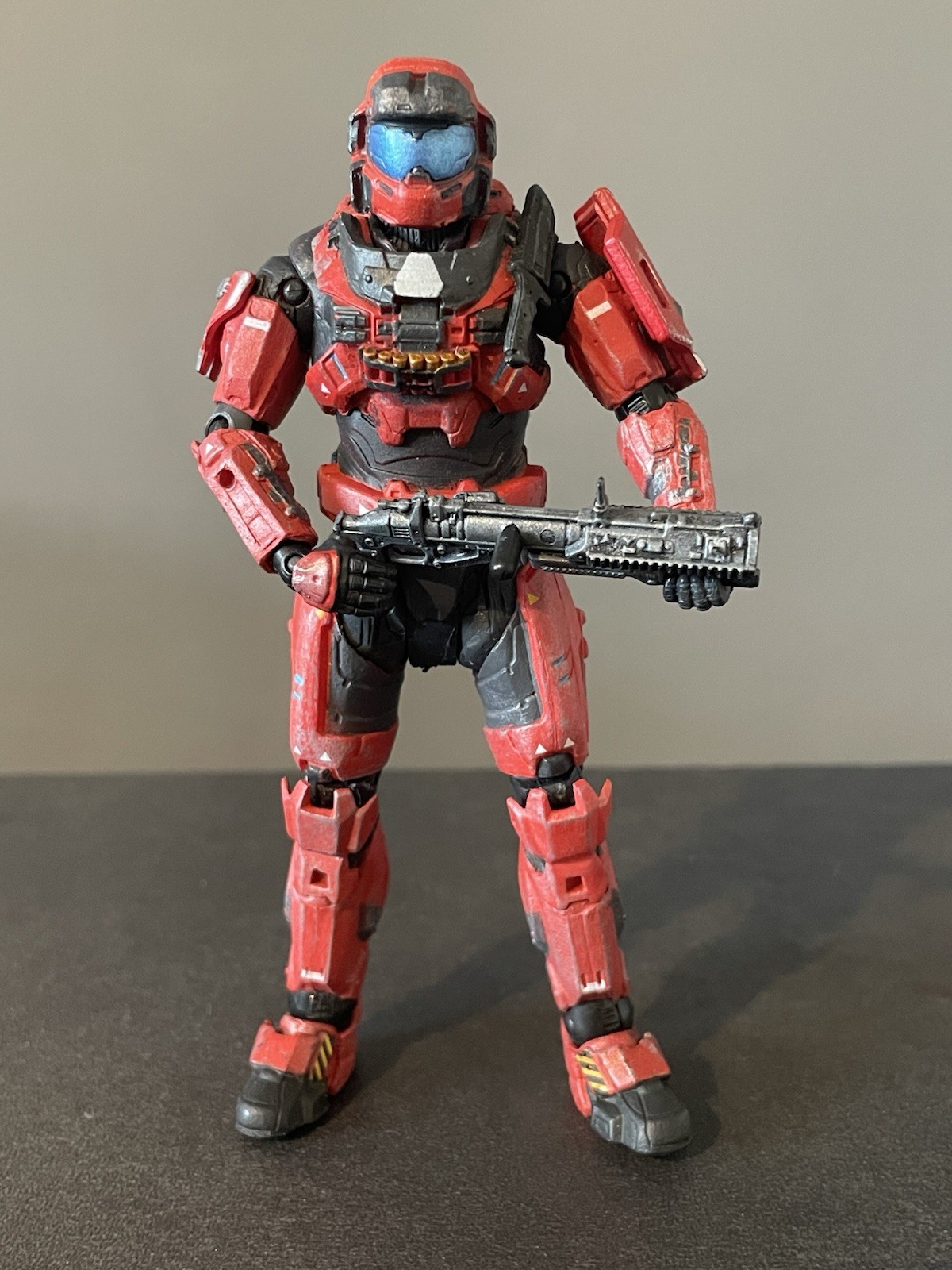 Modellino Halo Reach personalizzato Red Grenadier Spartan 5" Mcfarlane