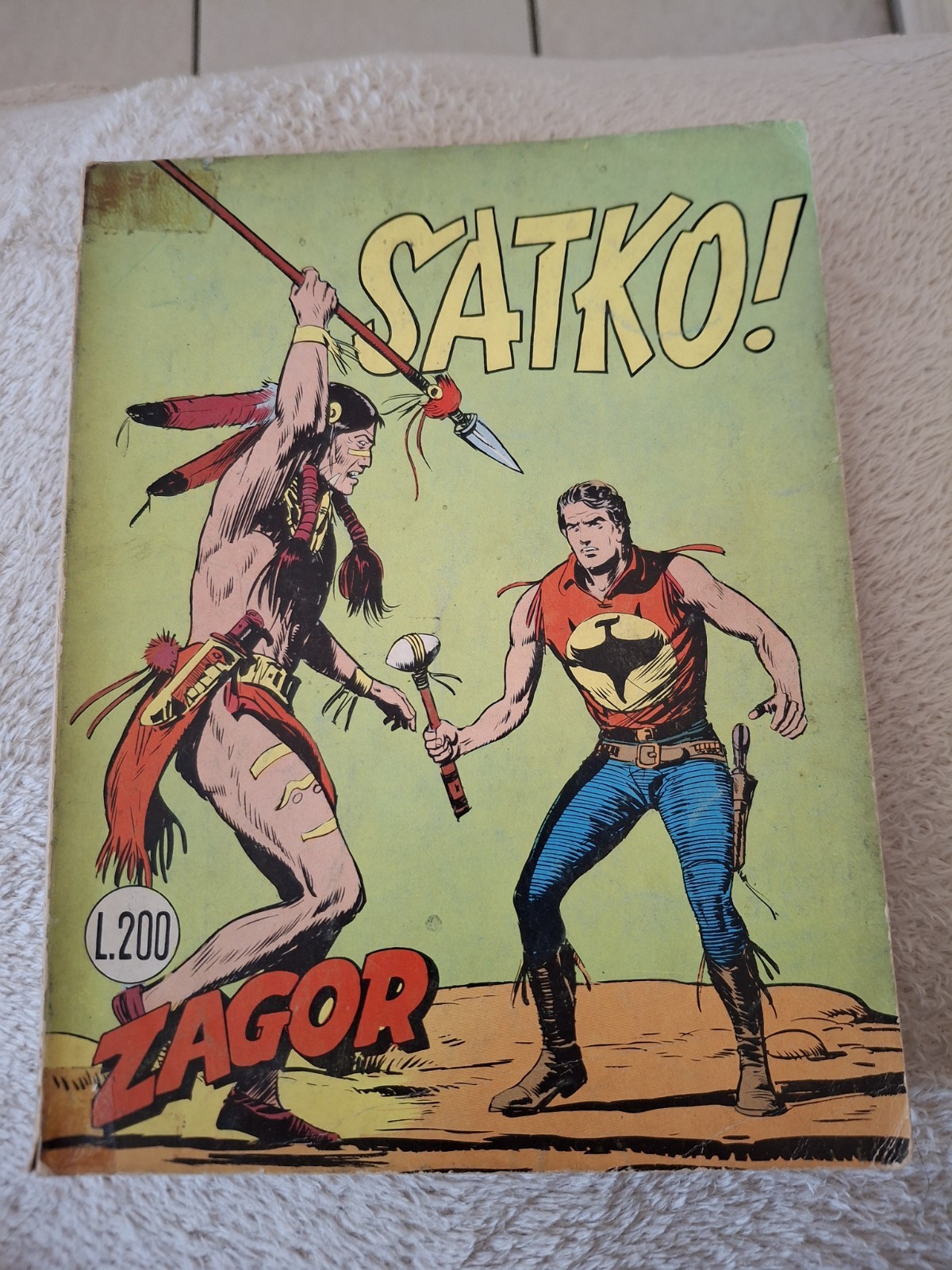 ZAGOR 45 originale zenit ZENITH GIGANTE N.96 SATKO ! editoriale cepim 1969